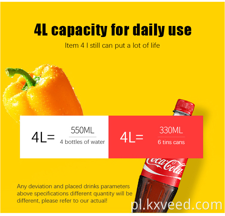 12V 110V-220V mini lodówka lodówka termoelektryczna chłodnica i cieplejsza lodówka 4L chłodnicy